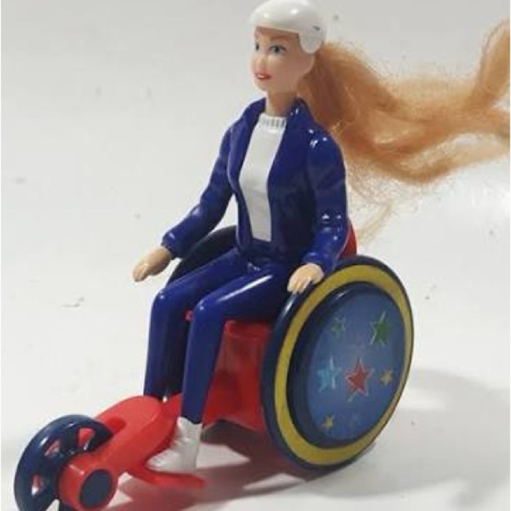 2000 Barbie McDonald’s Happy Meal Toy - Becky Figurine  vintage toys girls dolls